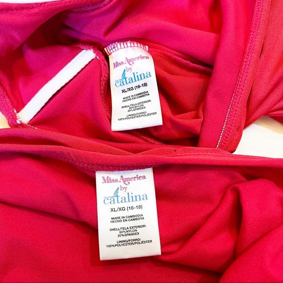Miss America, by Catalina Swim Two piece Tankini set, size XL - Picture 8 of 8